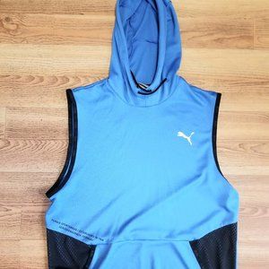 🔥🔥 FOUR PUMA ADIDAS HOODIE SLEEVELESS MENS LARGE WORKOUT BASKETBALL 🔥🔥